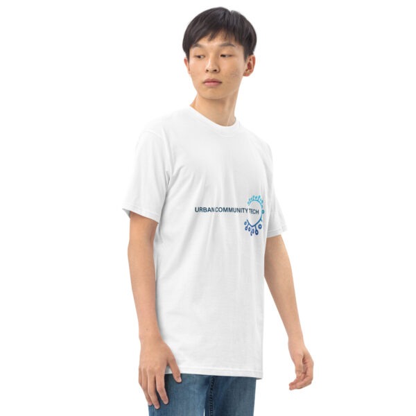 Urban Community Tech Men’s premium heavyweight tee - Image 3